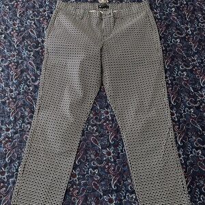 GAP Women’s Navy/White Slim city pant size 8 NWT